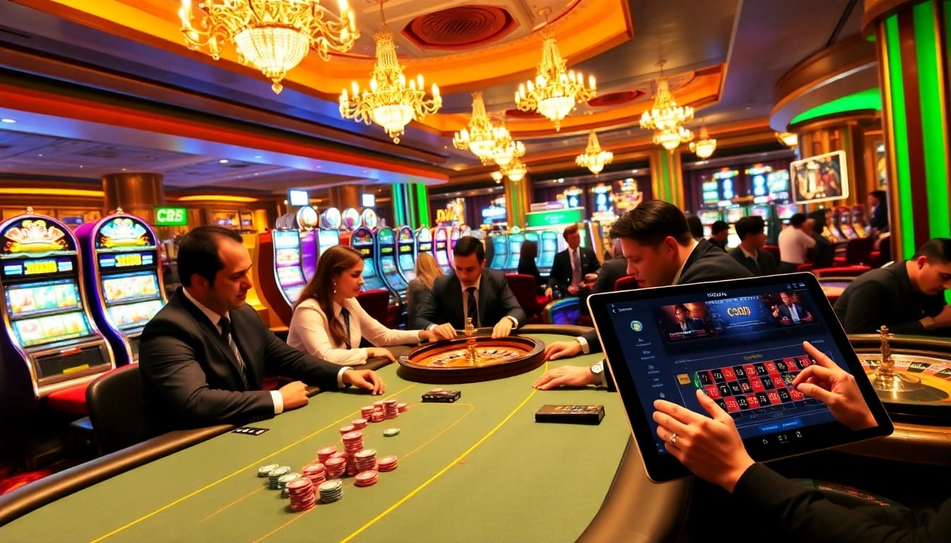 Exciting poker game taking place at xxgg.com with vibrant casino atmosphere and colorful chips.