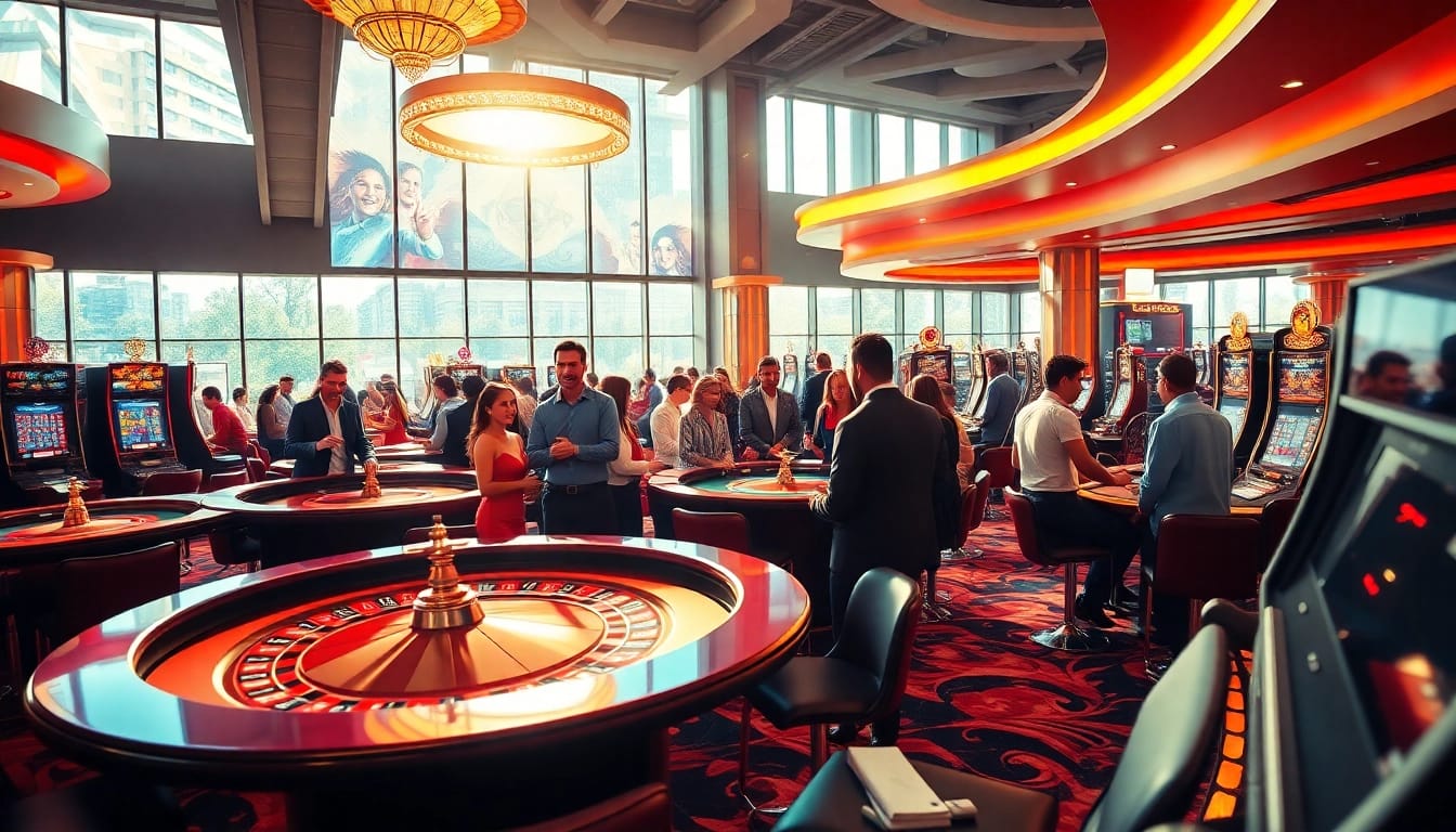 Visitez un casino en ligne France légal avec une ambiance dynamique et engageante.