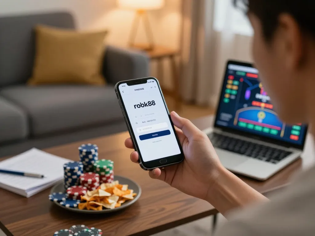 Engage in your rokok88 login for exciting mobile gaming experiences from the comfort of home.