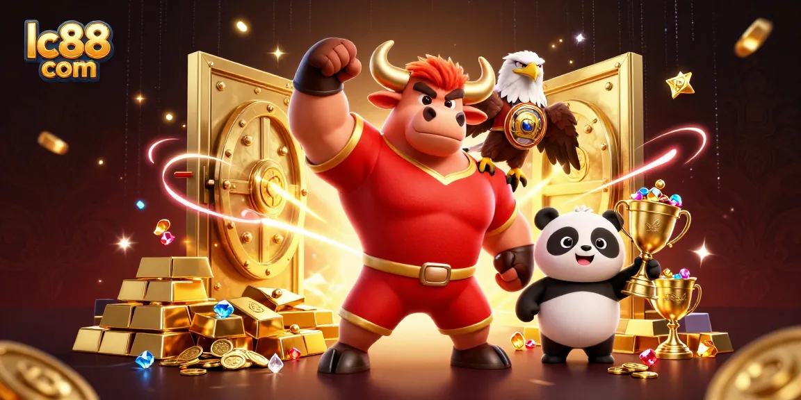 Experience thrilling adventures at lc88 com with exciting games and winning opportunities in vibrant casino illustration.