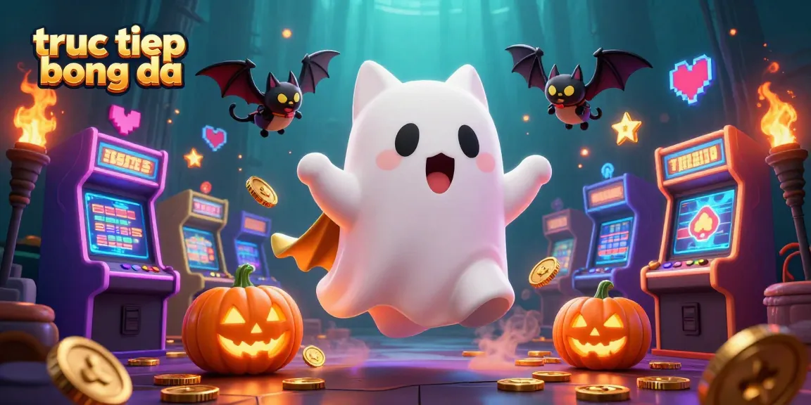 Experience truc tiep bong da with an engaging 3D ghost cat in a haunted casino.