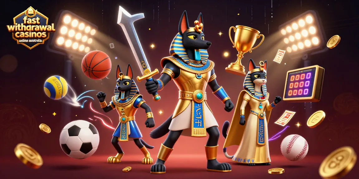 Experience fast withdrawal casinos online Australia featuring dynamic gaming elements and ancient warrior illustrations.