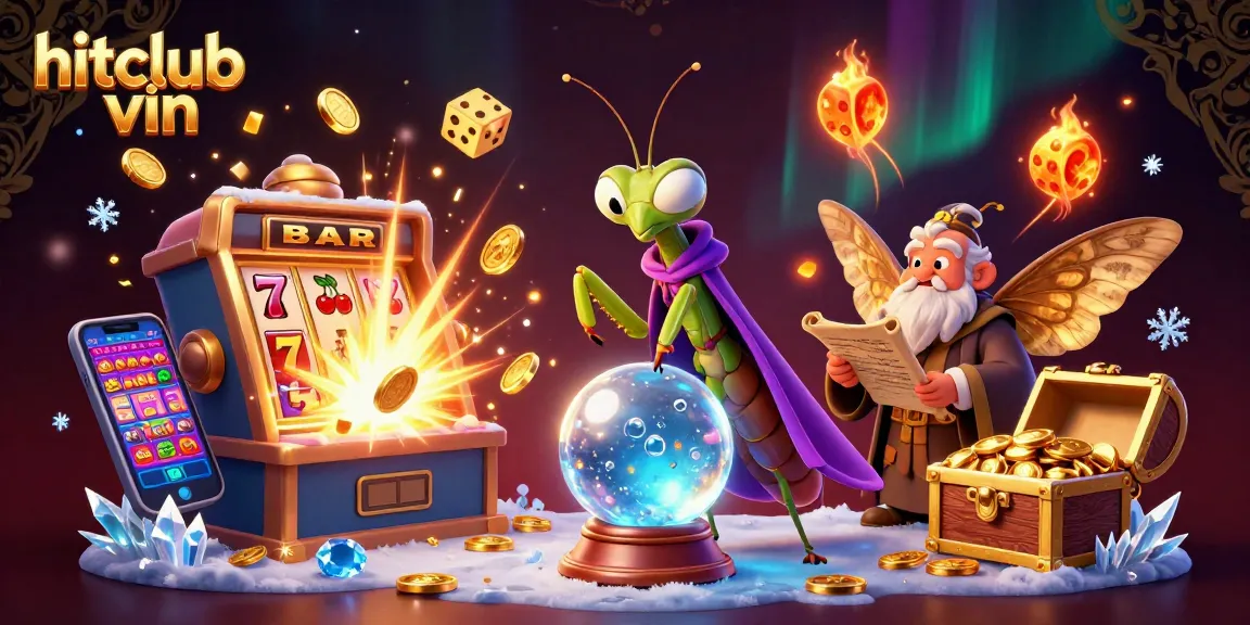 Spin the reels with hitclub vin; witness the jackpot action bursting with coins and vibrant gaming elements.