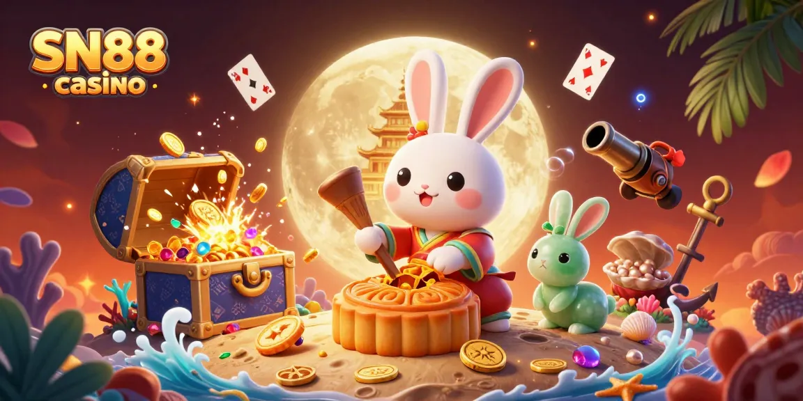 Join the adventure at SN88 casino with vibrant games, gold coins, and lively characters!