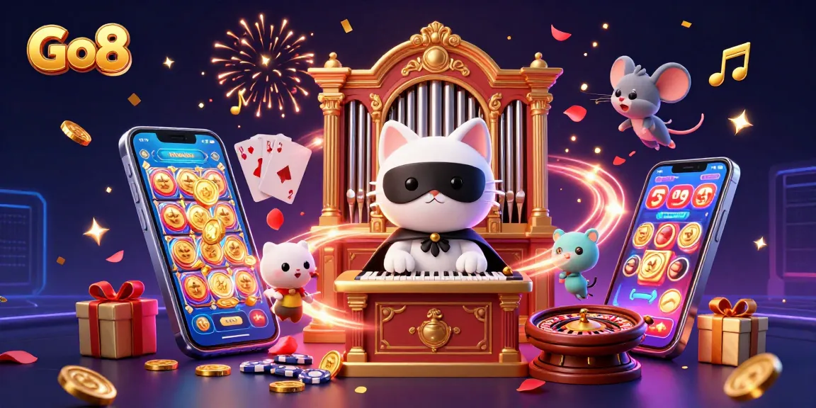 Join the fun at Go8 with thrilling slots, lively casino games, and festive excitement.