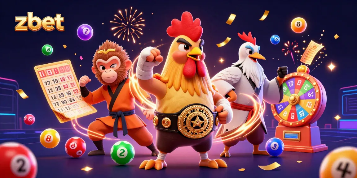 Engage in vibrant gaming with the zbet casino featuring lively characters and festive elements.
