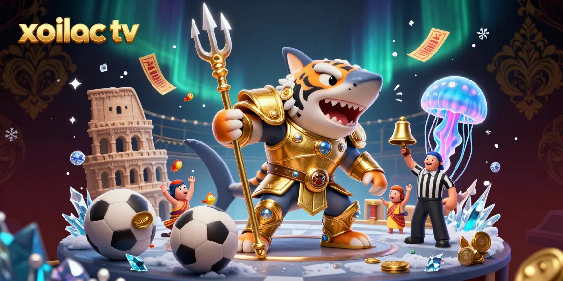 Xoilac tv offers a vibrant sports betting atmosphere with dynamic characters in action.